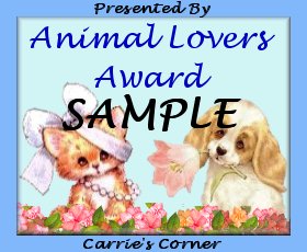 Animal Lovers Award