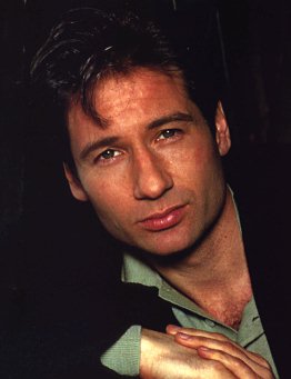 David Duchovny/green shirt
