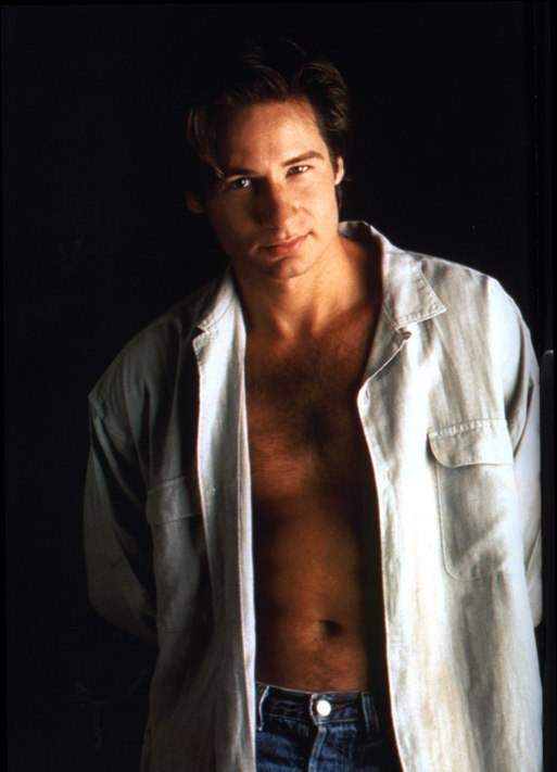 David Duchovny/shirt open