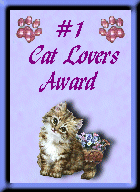 #1 Cat Lover's Award